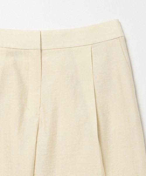 Demi-Luxe BEAMS（デミルクス ビームス）の「【VERY6月号掲載】Demi-Luxe BEAMS / クロップド タックワイドパンツ（その他パンツ・レディース・オフホワイト/ブラック・38/36）」の8枚目の写真