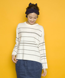 PLAIN CLOTHING | 【PLAIN CLOTHING】ラインボーダーニット(ニット/セーター)