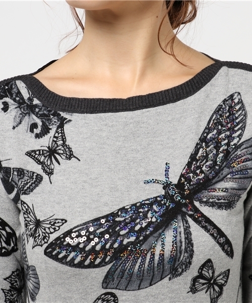 Desigual（デシグアル）の「「Desigual/デシグアル」ニット（ニット/セーター・レディース・ブラック系その他・LARGE/X-SMALL/SMALL/MEDIUM/X-LARGE）」の5枚目の写真