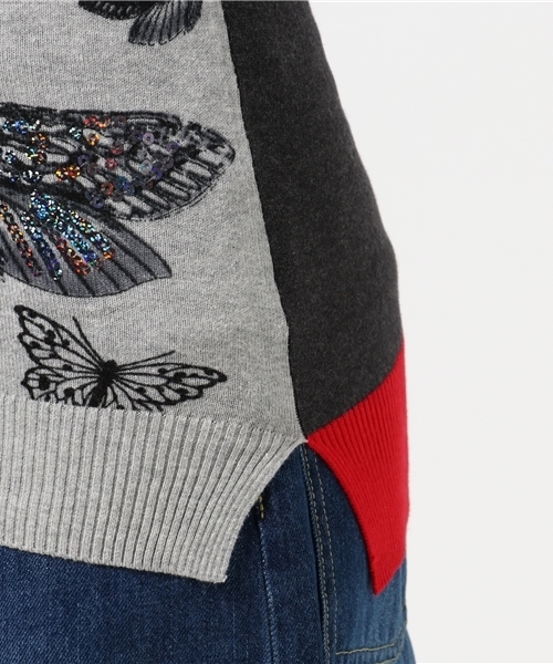 Desigual（デシグアル）の「「Desigual/デシグアル」ニット（ニット/セーター・レディース・ブラック系その他・LARGE/X-SMALL/SMALL/MEDIUM/X-LARGE）」の7枚目の写真