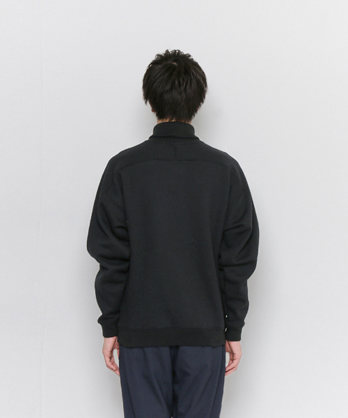 SENSE OF PLACE by URBAN RESEARCH（センスオブプレイスバイアーバンリサーチ）の「ニットリブルーズスウェットシャツ（スウェット・メンズ・ブラック/ベージュ/グレー・FREE）」の14枚目の写真