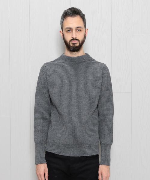 Andersen-Andersen（アンデルセンアンデルセン）の「＜ANDERSEN-ANDERSEN＞CREW NECK KNIT/ﾆｯﾄ ◆（ニット/セーター・メンズ・ブラック/グレー/レッド・X-SMALL/SMALL）」の4枚目の写真