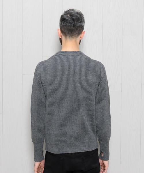 Andersen-Andersen（アンデルセンアンデルセン）の「＜ANDERSEN-ANDERSEN＞CREW NECK KNIT/ﾆｯﾄ ◆（ニット/セーター・メンズ・ブラック/グレー/レッド・X-SMALL/SMALL）」の11枚目の写真