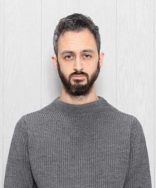 Andersen-Andersen（アンデルセンアンデルセン）の「＜ANDERSEN-ANDERSEN＞CREW NECK KNIT/ﾆｯﾄ ◆（ニット/セーター・メンズ・ブラック/グレー/レッド・X-SMALL/SMALL）」の12枚目の写真