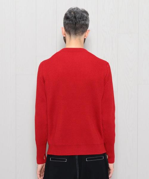 Andersen-Andersen（アンデルセンアンデルセン）の「＜ANDERSEN-ANDERSEN＞CREW NECK KNIT/ﾆｯﾄ ◆（ニット/セーター・メンズ・ブラック/グレー/レッド・X-SMALL/SMALL）」の8枚目の写真