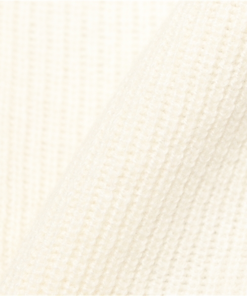 NOLLEY’S（ノーリーズ）の「【and GIRL2月号掲載】片畦ハイネックプルオーバーニット（ニット/セーター・レディース・オフホワイト/ライトグレー/ネイビー/レッド・38）」の10枚目の写真