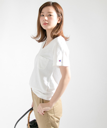 Champion |  UR Champion×UR 別注VネックTシャツ(Tシャツ/カットソー)