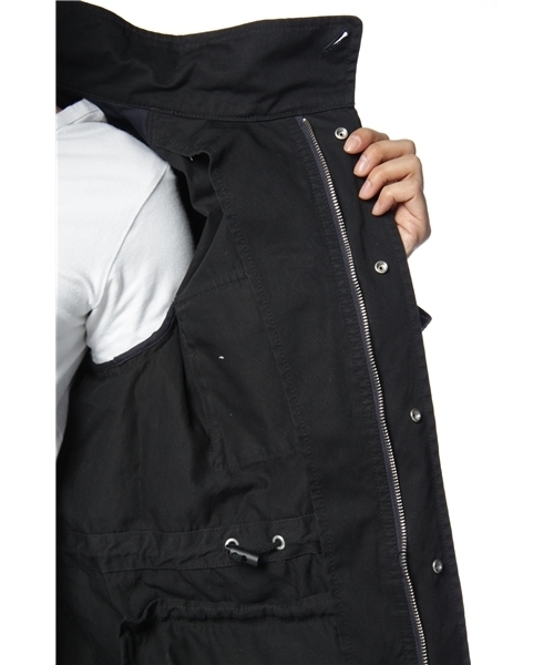 green label relaxing（グリーンレーベルリラクシング）の「M-65 HOODED ブルゾン（ミリタリージャケット・メンズ・オリーブ/ネイビー・SMALL/MEDIUM/LARGE/X-LARGE）」の10枚目の写真