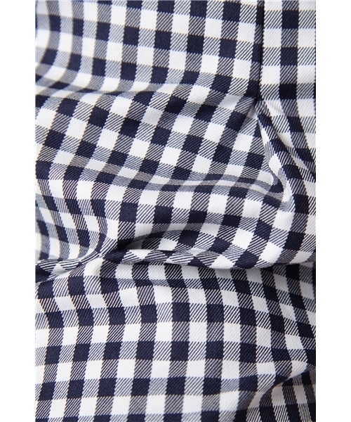 NANO universe（ナノユニバース）の「ギンガムチェックSP（その他パンツ・レディース・ネイビー/ブラック・36/38）」の9枚目の写真