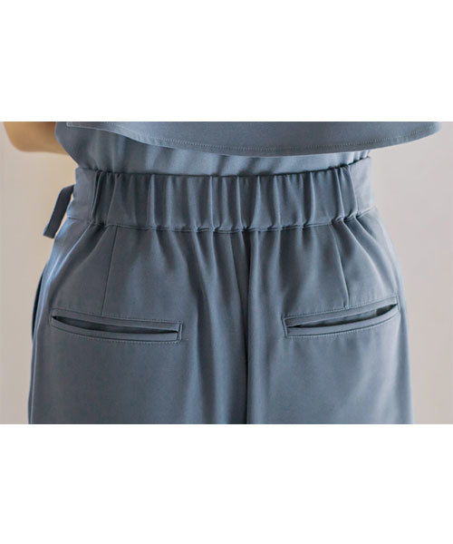 STYLE DELI(スタイルデリ)の「【STYLE DELI DRESS】クロップドラップパンツ(その他パンツ・レディース・ブルー/ブラック・MEDIUM/SMALL)」の20枚目の写真