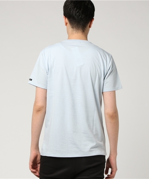LOVELESS（ラブレス）の「【LOVELESS】MENS リゾートトラベラーT（Tシャツ/カットソー・メンズ・スカイブルー/オフホワイト・3/1/2）」の4枚目の写真