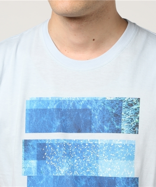 LOVELESS（ラブレス）の「【LOVELESS】MENS リゾートトラベラーT（Tシャツ/カットソー・メンズ・スカイブルー/オフホワイト・3/1/2）」の5枚目の写真