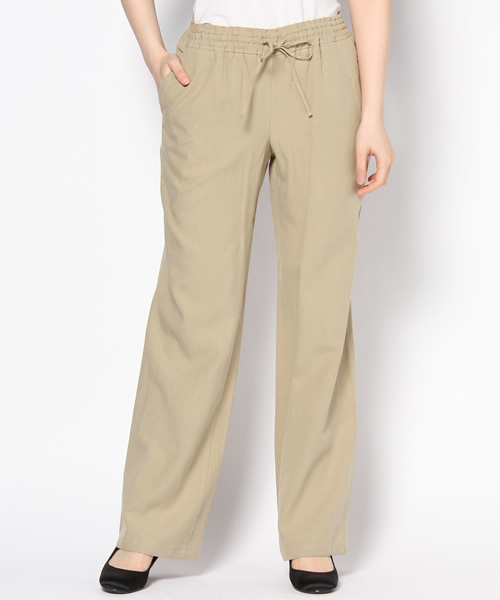 BEAMS LIGHTS Women's（ビームスライツ ウィメンズ）の「△BEAMS LIGHTS / イージーパンツ（その他パンツ・レディース・ベージュ/カーキ/イエロー系その他・36/38/40）」の2枚目の写真