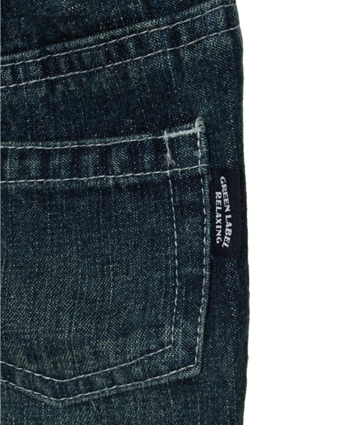 green label relaxing(グリーンレーベルリラクシング)の「デニム ジャンパーミニスカート(その他ベビー用品・キッズ・ネイビー・85cm)」の5枚目の写真