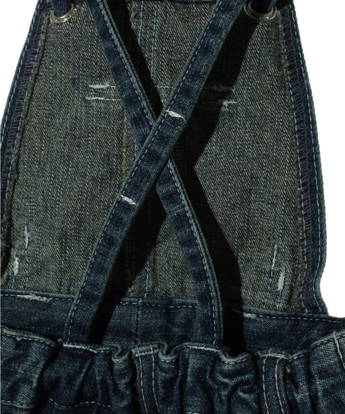 green label relaxing(グリーンレーベルリラクシング)の「デニム ジャンパーミニスカート(その他ベビー用品・キッズ・ネイビー・85cm)」の6枚目の写真