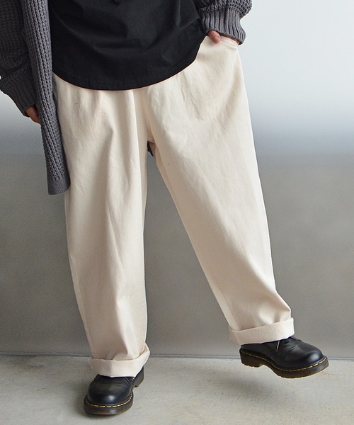 MinoriTY（マイノリティ）の「デニム バルーン ワイドパンツ 10oz（デニムパンツ・メンズ・ブラック/インディゴブルー/ブルー系その他/キナリ・M/L）」の16枚目の写真