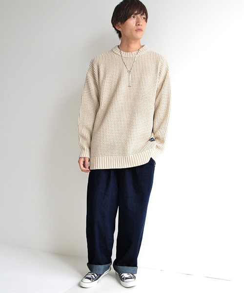 MinoriTY（マイノリティ）の「デニム バルーン ワイドパンツ 10oz（デニムパンツ・メンズ・ブラック/インディゴブルー/ブルー系その他/キナリ・M/L）」の11枚目の写真