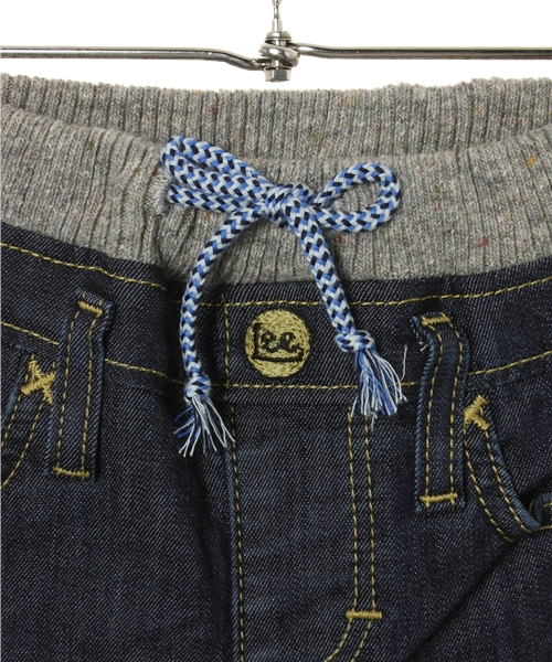 Lee(リー)の「リブストレートパンツ(デニムパンツ・キッズ・インディゴブルー/ダークインディゴブルー・SMALL/MEDIUM/LARGE)」の4枚目の写真