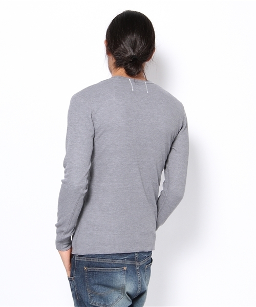 BEAUTY&YOUTH UNITED ARROWS（ビューティーアンドユースユナイテッドアローズ）の「BY サーモ サーマル クルーネック◆（Tシャツ/カットソー・メンズ・ホワイト/ブラック/グレー・MEDIUM/LARGE/SMALL/X-LARGE）」の5枚目の写真