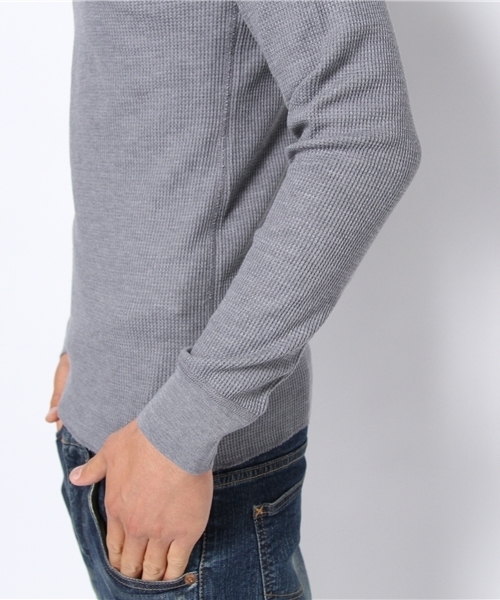 BEAUTY&YOUTH UNITED ARROWS（ビューティーアンドユースユナイテッドアローズ）の「BY サーモ サーマル クルーネック◆（Tシャツ/カットソー・メンズ・ホワイト/ブラック/グレー・MEDIUM/LARGE/SMALL/X-LARGE）」の7枚目の写真