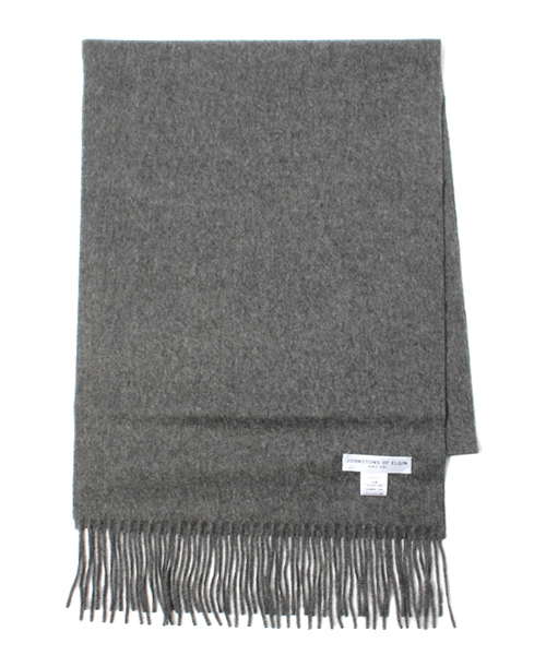 Johnstons of Elgin（ジョンストンズオブエルガン）の「Johnstons/WA000057（マフラー・メンズ・ブルー/オレンジ/レッド系その他/ブラック/ネイビー/グレー・FREE）」の3枚目の写真