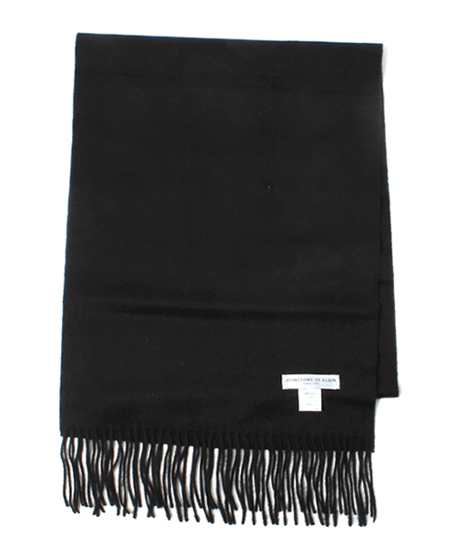 Johnstons of Elgin（ジョンストンズオブエルガン）の「Johnstons/WA000057（マフラー・メンズ・ブルー/オレンジ/レッド系その他/ブラック/ネイビー/グレー・FREE）」の2枚目の写真