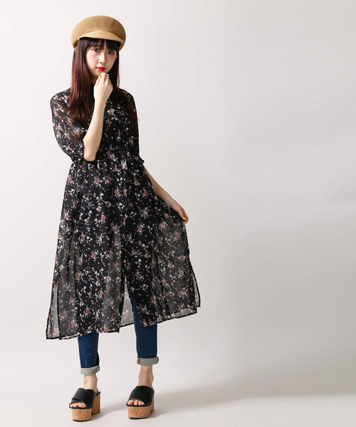 WEGO（ウィゴー）の「WEGO/フラワーガウンワンピース（ワンピース・レディース・その他1/ドット・FREE）」の8枚目の写真