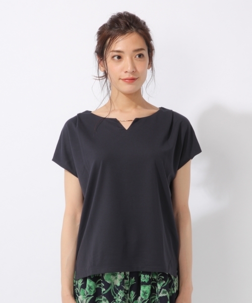 laboratory work(ラボラトリーワーク)の「バー付きプルオーバー(Tシャツ/カットソー・レディース・ホワイト/グリーン/ネイビー/イエロー・MEDIUM)」の15枚目の写真