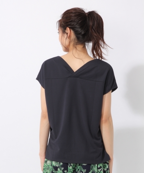laboratory work(ラボラトリーワーク)の「バー付きプルオーバー(Tシャツ/カットソー・レディース・ホワイト/グリーン/ネイビー/イエロー・MEDIUM)」の13枚目の写真