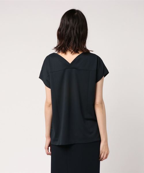 laboratory work(ラボラトリーワーク)の「バー付きプルオーバー(Tシャツ/カットソー・レディース・ホワイト/グリーン/ネイビー/イエロー・MEDIUM)」の6枚目の写真