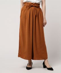 AMERICAN HOLIC | ・ウエストフリルリボン付とろみワイドパンツ(その他パンツ)