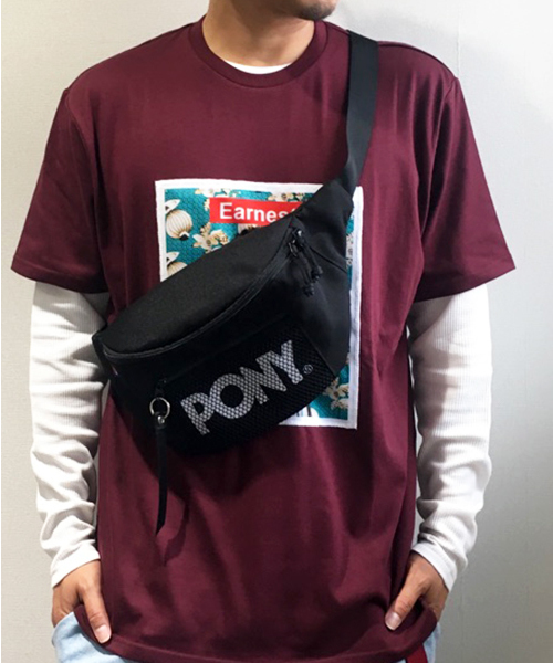 PONY(ポニー)の「【WEB限定】【 PONY】 ポニー ボディバック/ウエストポーチ(ボディバッグ/ウエストポーチ・メンズ・ブラック/その他・FREE)」の3枚目の写真