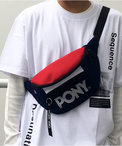 PONY(ポニー)の「【WEB限定】【 PONY】 ポニー ボディバック/ウエストポーチ(ボディバッグ/ウエストポーチ・メンズ・ブラック/その他・FREE)」の5枚目の写真