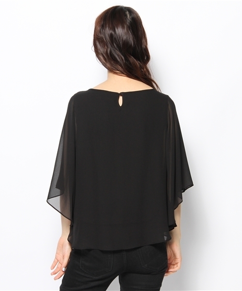 Ray BEAMS（レイビームス）の「△Ray BEAMS / フロントタック バタフライブラウス（シャツ/ブラウス・レディース・オフホワイト/ブラック/ベージュ・ONE SIZE）」の6枚目の写真