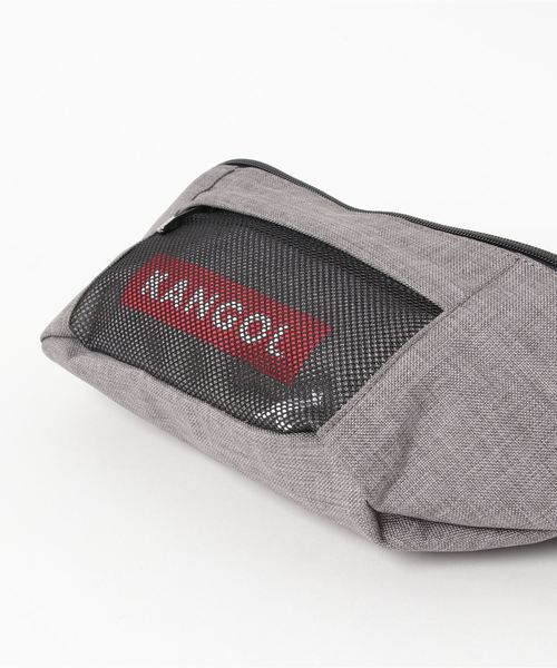 KANGOL(カンゴール)の「【KANGOL/カンゴール】ウエストバッグ(ボディバッグ/ウエストポーチ・メンズ・ホワイト/ブラック/ブラック×ホワイト/ピンク/カモフラージュ/グレー・FREE)」の11枚目の写真
