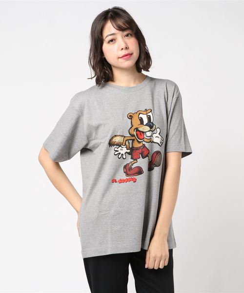 MARC JACOBS（マークジェイコブス）の「SQUIRRELLY PRINT UNISEX TEE/スクワーリー プリント ユニセックス Tシャツ（Tシャツ/カットソー・レディース・グレー系その他6・SMALL/X-SMALL/M/L）」の8枚目の写真