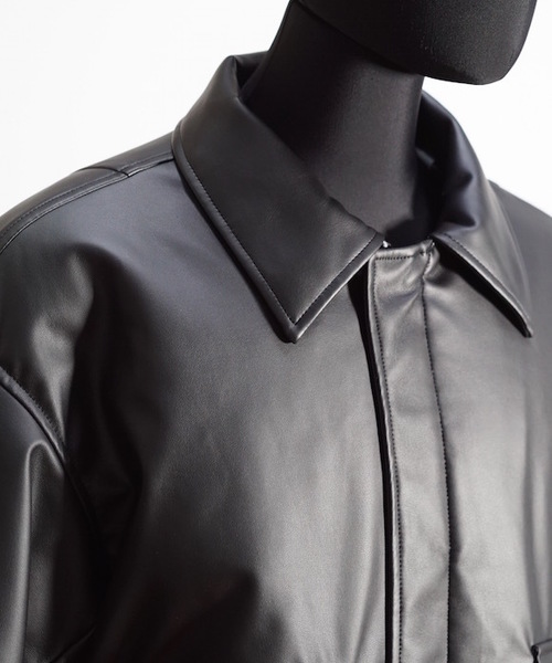 KAIKO（カイコー）の「KAIKO SYNTHETIC LEATHER ZIP JACKET（ダウン