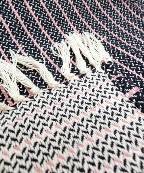 チャイハネ(チャイハネ)の「【チャイハネ】COTTON RUG 大判マルチクロス(インテリア雑貨・レディース・ライトブルー/ベージュ/ネイビー/ブラウン・FREE)」の9枚目の写真
