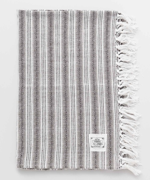 チャイハネ(チャイハネ)の「【チャイハネ】COTTON RUG 大判マルチクロス(インテリア雑貨・レディース・ライトブルー/ベージュ/ネイビー/ブラウン・FREE)」の19枚目の写真