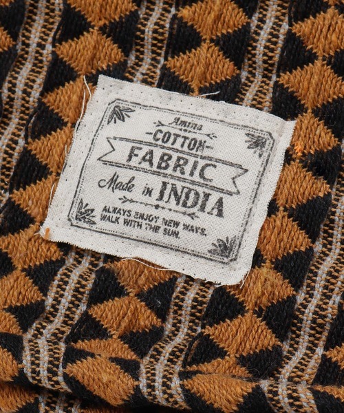 チャイハネ(チャイハネ)の「【チャイハネ】COTTON RUG 大判マルチクロス(インテリア雑貨・レディース・ライトブルー/ベージュ/ネイビー/ブラウン・FREE)」の16枚目の写真
