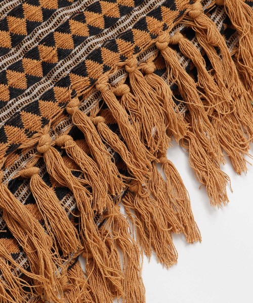 チャイハネ(チャイハネ)の「【チャイハネ】COTTON RUG 大判マルチクロス(インテリア雑貨・レディース・ライトブルー/ベージュ/ネイビー/ブラウン・FREE)」の13枚目の写真