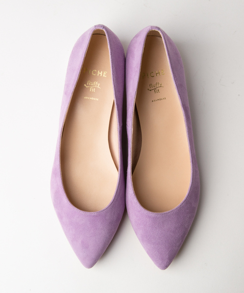 PICHE ABAHOUSE（ピシェ アバハウス）の「fluffy fitフラットパンプス（パンプス・レディース・ブラック/ベージュ/グレー/オレンジ/パープル/シルバー・40/38/39/35/36/37/34）」の4枚目の写真