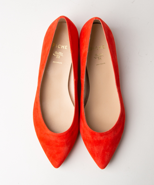 PICHE ABAHOUSE（ピシェ アバハウス）の「fluffy fitフラットパンプス（パンプス・レディース・ブラック/ベージュ/グレー/オレンジ/パープル/シルバー・40/38/39/35/36/37/34）」の5枚目の写真