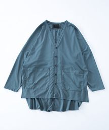 OURET | ドロップショルダーカーディガン -　50/-強撚スムース　-(カーディガン/ボレロ)
