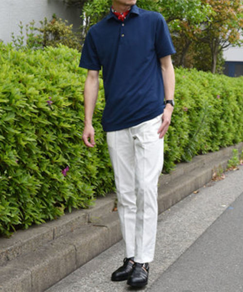 SHIPS（シップス）の「SC:【WEB限定】高機能消臭糸デオセル(R))使用 消臭・抗菌 ポロシャツ（ポロシャツ・メンズ・ホワイト/ブラック/ネイビー・LARGE/MEDIUM/SMALL/X-LARGE）」の5枚目の写真