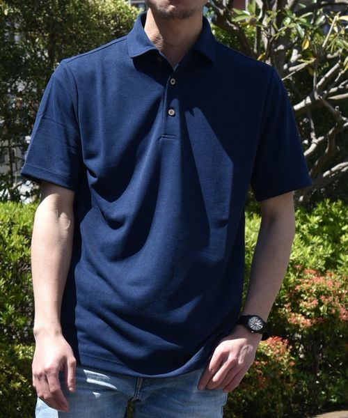 SHIPS（シップス）の「SC:【WEB限定】高機能消臭糸デオセル(R))使用 消臭・抗菌 ポロシャツ（ポロシャツ・メンズ・ホワイト/ブラック/ネイビー・LARGE/MEDIUM/SMALL/X-LARGE）」の7枚目の写真