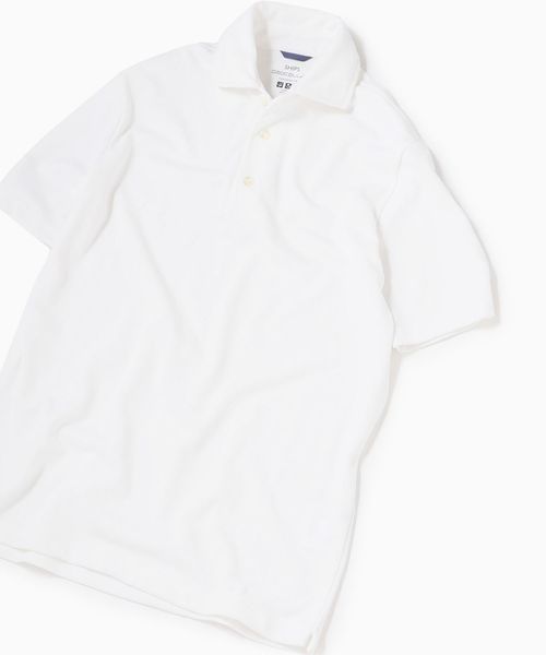 SHIPS（シップス）の「SC:【WEB限定】高機能消臭糸デオセル(R))使用 消臭・抗菌 ポロシャツ（ポロシャツ・メンズ・ホワイト/ブラック/ネイビー・LARGE/MEDIUM/SMALL/X-LARGE）」の8枚目の写真