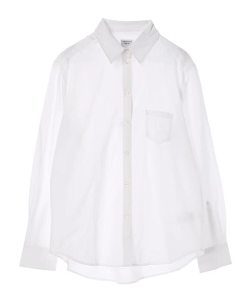 AMERICAN HOLIC(アメリカンホリック)の「12col. ベーシックソフトシャツ *(シャツ/ブラウス・レディース・ピンク/ネイビー/ブルー系その他4/マルチ/ベージュ系その他4/レッド系その他7/ブルー系その他5/サックスブルー/オフホワイト/ブルー系その他7/その他5/その他7・L/M)」の13枚目の写真