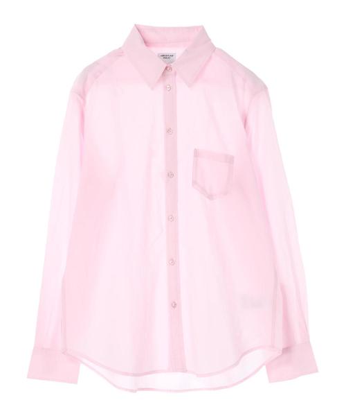 AMERICAN HOLIC(アメリカンホリック)の「12col. ベーシックソフトシャツ *(シャツ/ブラウス・レディース・ピンク/ネイビー/ブルー系その他4/マルチ/ベージュ系その他4/レッド系その他7/ブルー系その他5/サックスブルー/オフホワイト/ブルー系その他7/その他5/その他7・L/M)」の14枚目の写真