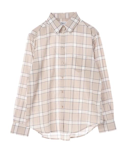 AMERICAN HOLIC(アメリカンホリック)の「12col. ベーシックソフトシャツ *(シャツ/ブラウス・レディース・ピンク/ネイビー/ブルー系その他4/マルチ/ベージュ系その他4/レッド系その他7/ブルー系その他5/サックスブルー/オフホワイト/ブルー系その他7/その他5/その他7・L/M)」の16枚目の写真